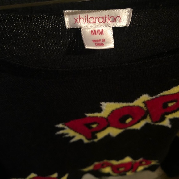 Xhilaration - POP Sweater Crop Top - Picture 2 of 3